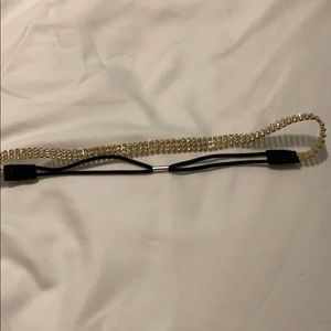 Gold headband
